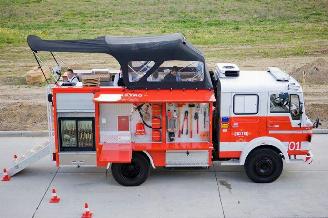 damaged commercial vehicles Dodge Partner Gastro Food Truck RG-13 Fire Service 1980/6