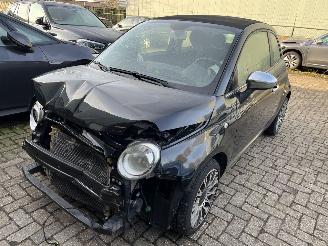 uszkodzony samochody ciężarowe Fiat 500C 1.2 Lounge Cabriolet 2012/2
